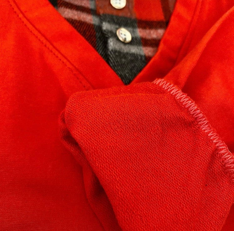 بلوز یقه دار پسرانه