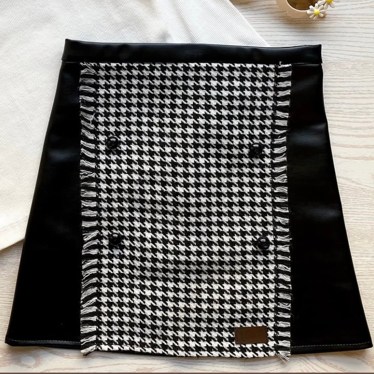 دامن چرم دخترانه