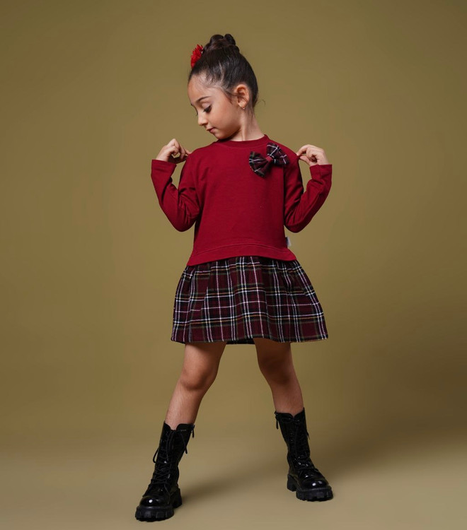 پیراهن یلدایی دخترانه