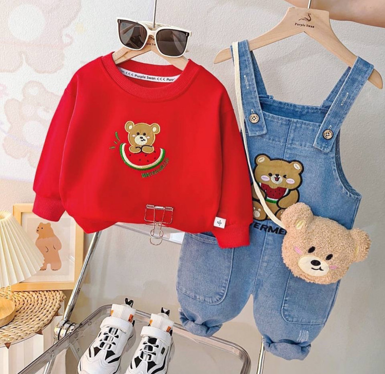 ست سه تیکه بیلر بلوز وارداتی 1 الی 5 سال