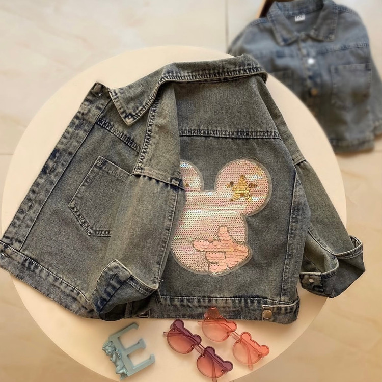 کت جین دخترانه طرح مینی وارداتی