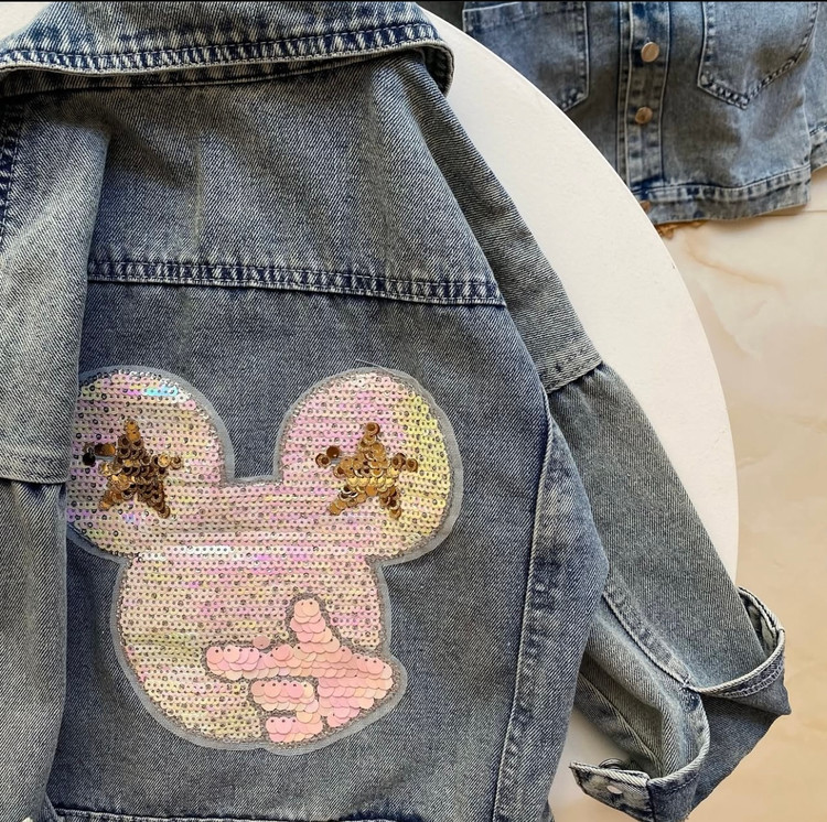 کت جین دخترانه طرح مینی وارداتی