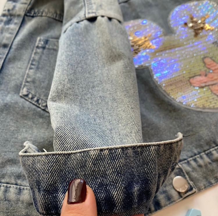 کت جین دخترانه طرح مینی وارداتی