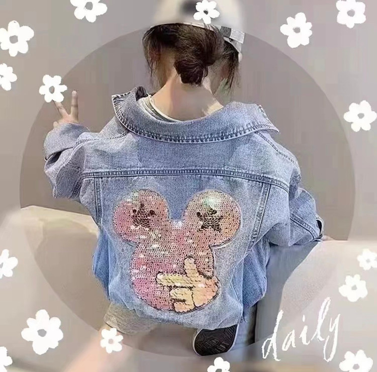 کت جین دخترانه طرح مینی وارداتی