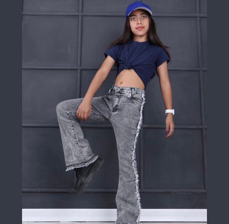 شلوار جین بوتکات دخترانه