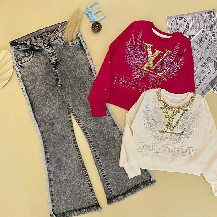 شلوار جین بوتکات دخترانه