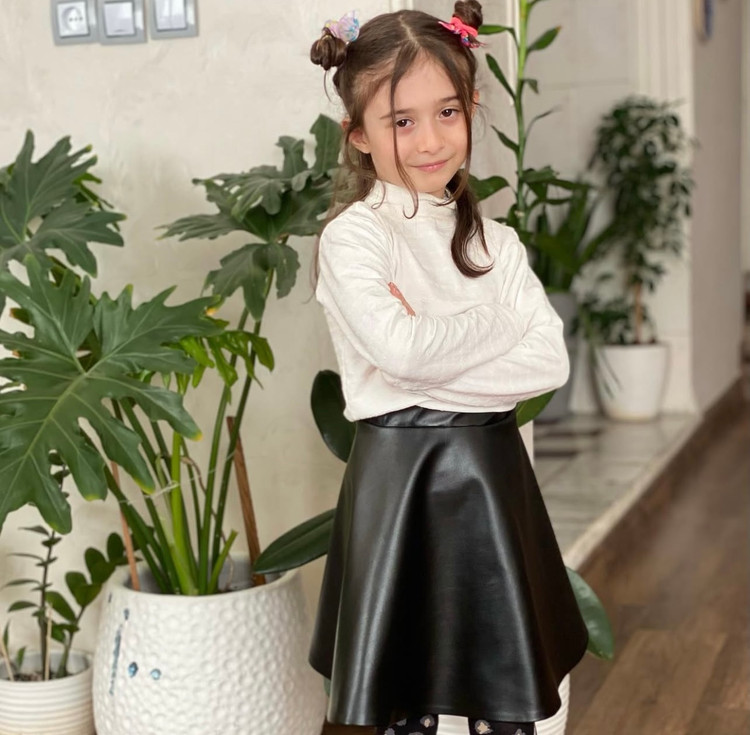 دامن چرم دخترانه