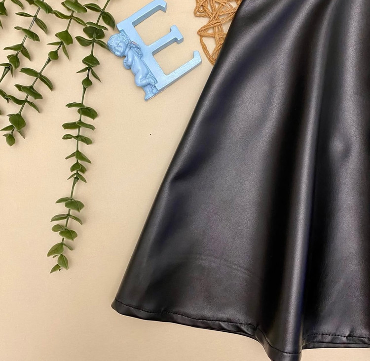 دامن چرم دخترانه