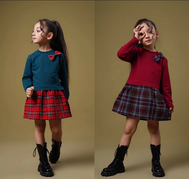 پیراهن دخترانه مجلسی 2 الی 8 سال