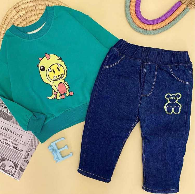 شلوار بچه گانه لاینردار توکرکی 2 تا 6 سال