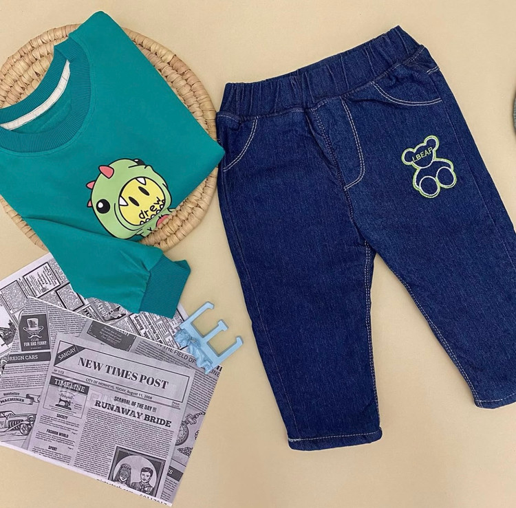 شلوار بچه گانه لاینردار توکرکی 2 تا 6 سال