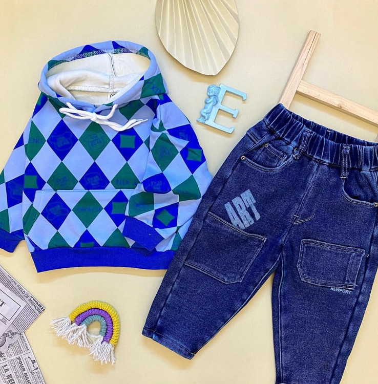 شلوار جین لاینردار توکرکی وارداتی