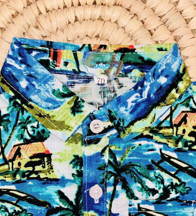 رامپر پسرانه طرح هاوایی