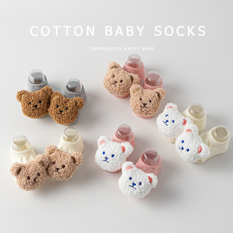 جوراب نوزادی کالج طرح تدی وارداتی