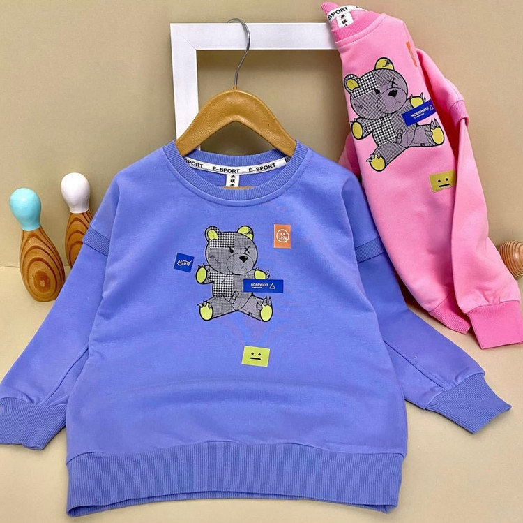 بلوز دورس بچگانه وارداتی طرح خرسی