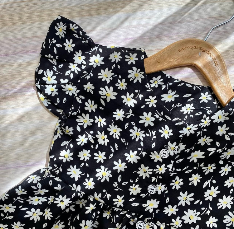 سارافون دخترانه بابونه