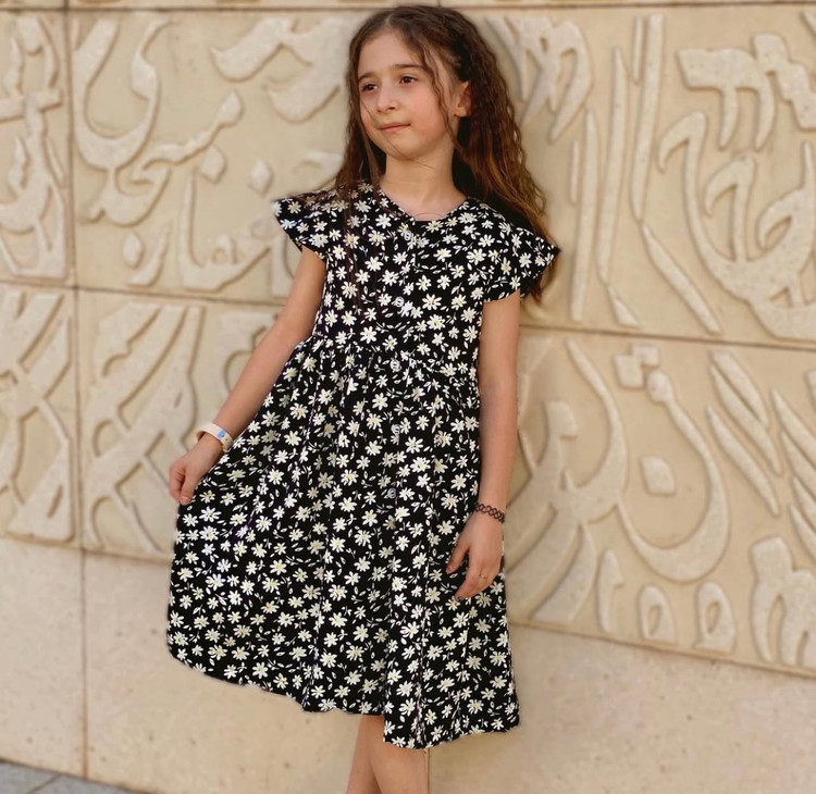 سارافون دخترانه بابونه