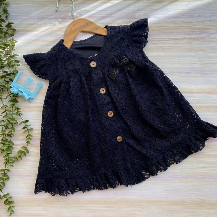 سارافون دخترانه مشکی