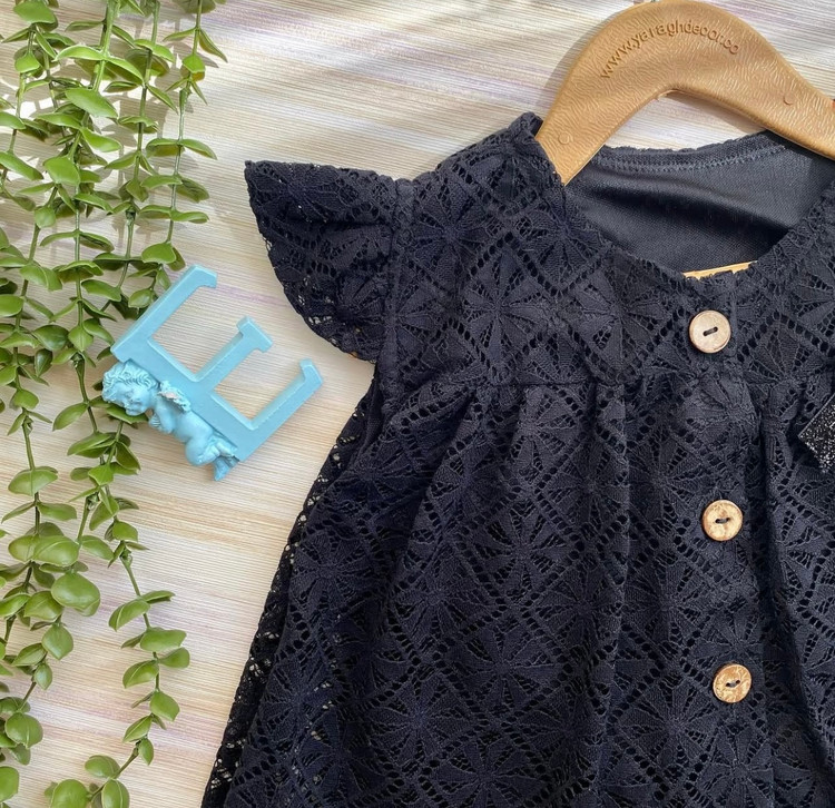 سارافون دخترانه مشکی