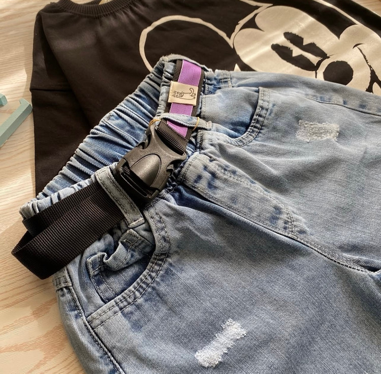 شلوارک بچگانه جین اسپرت