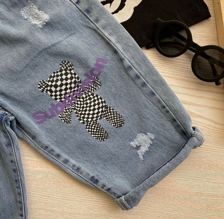 شلوارک بچگانه جین اسپرت