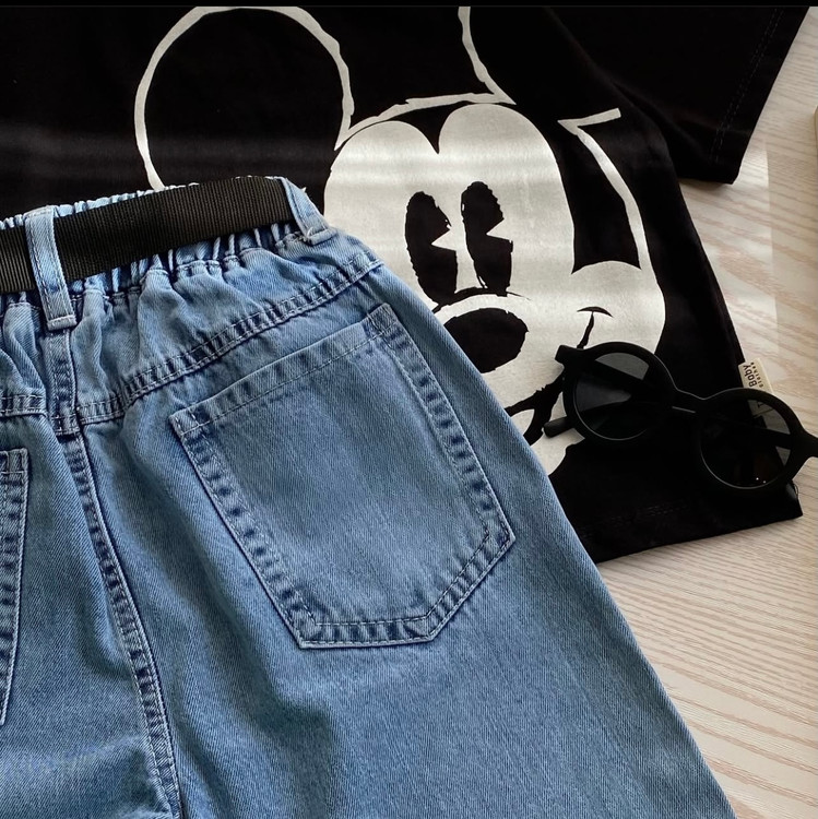 شلوارک بچگانه جین اسپرت