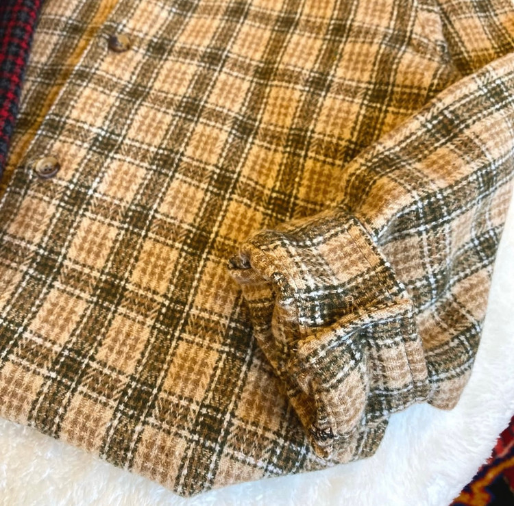 پیراهن پسرانه پشمی چهارخونه