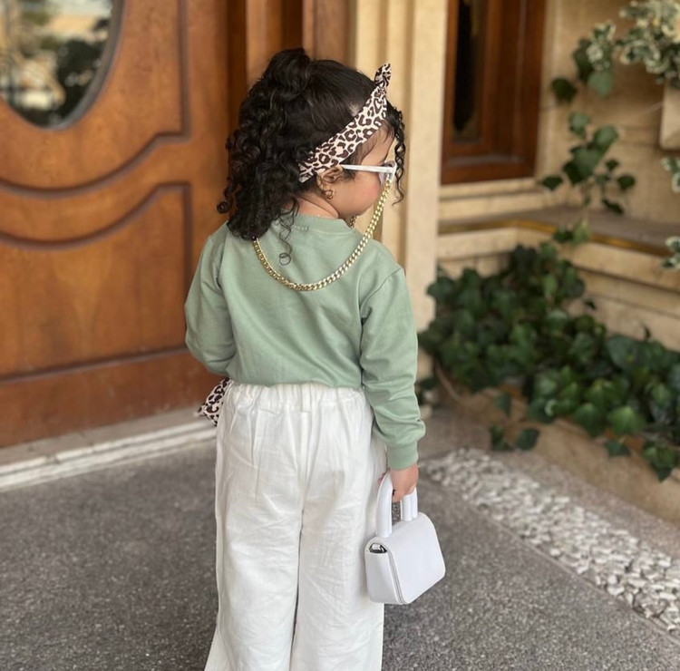 ست بلوز شلوار دخترانه چهارتیکه