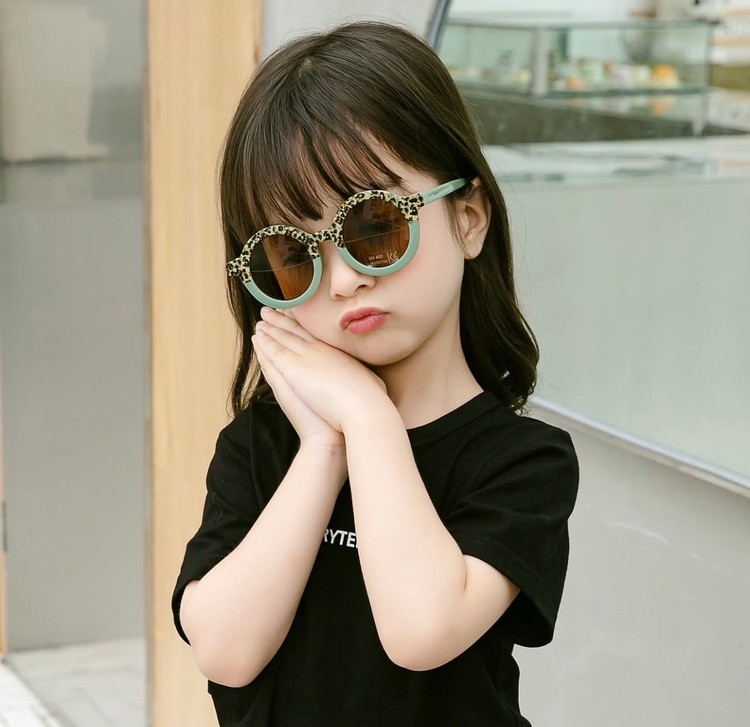 عینک بچگانه وارداتی طرح پلنگی