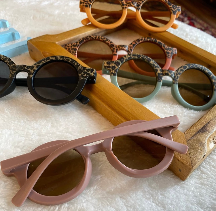 عینک بچگانه وارداتی طرح پلنگی