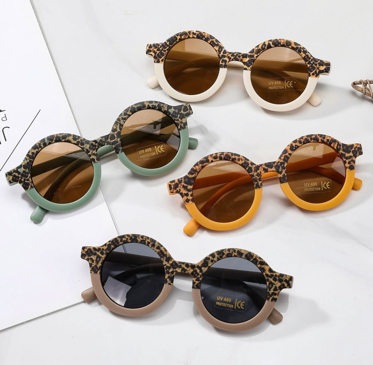 عینک بچگانه وارداتی طرح پلنگی