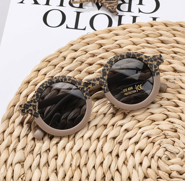 عینک بچگانه وارداتی طرح پلنگی