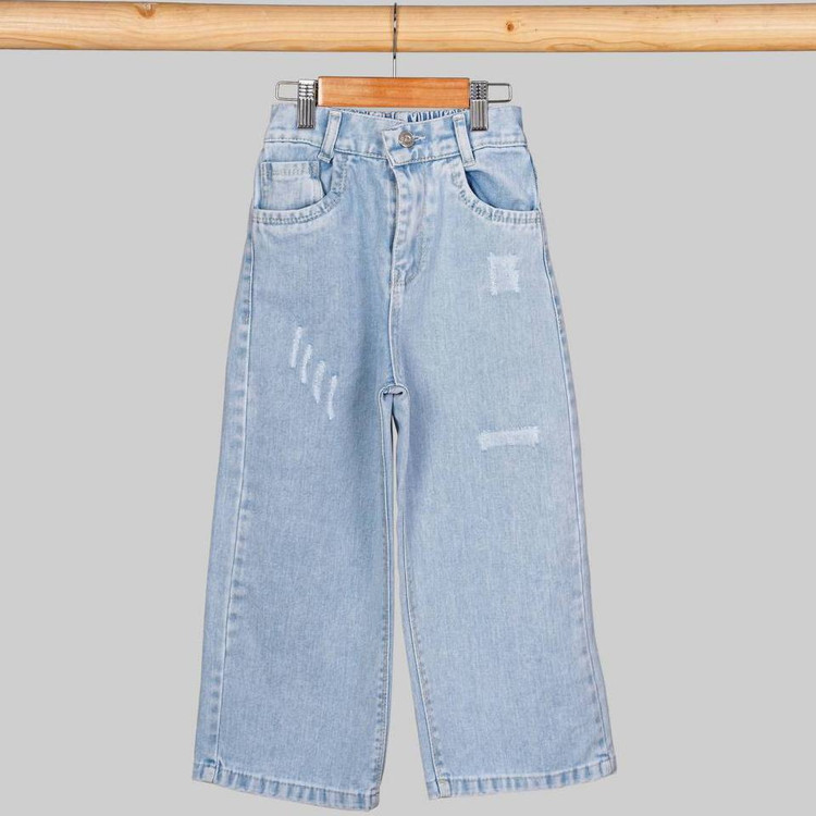 شلوار بگ دخترانه جین