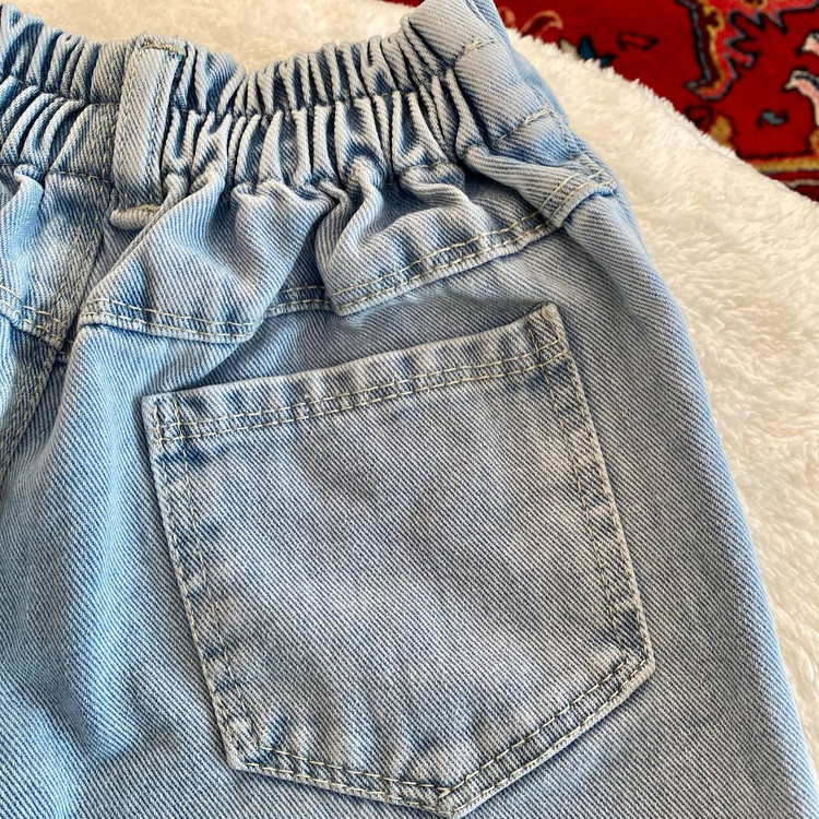 شلوار بگ دخترانه جین