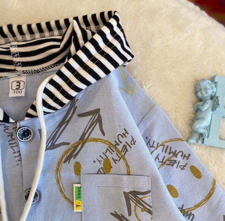 پیراهن پسرانه وارداتی 1 الی 4 سال