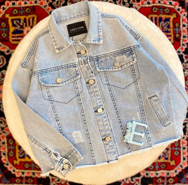 کت جین دخترانه 5 الی 10 سال