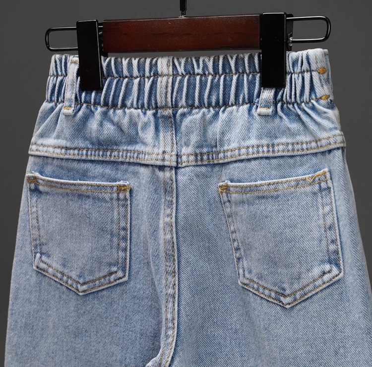 شلوار دخترانه جین زاپدار 3 الی 12 سال