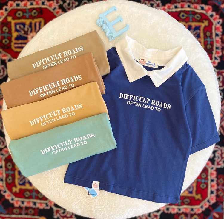 تیشرت اسپرت یقه بلایزر 2 الی 6 سال