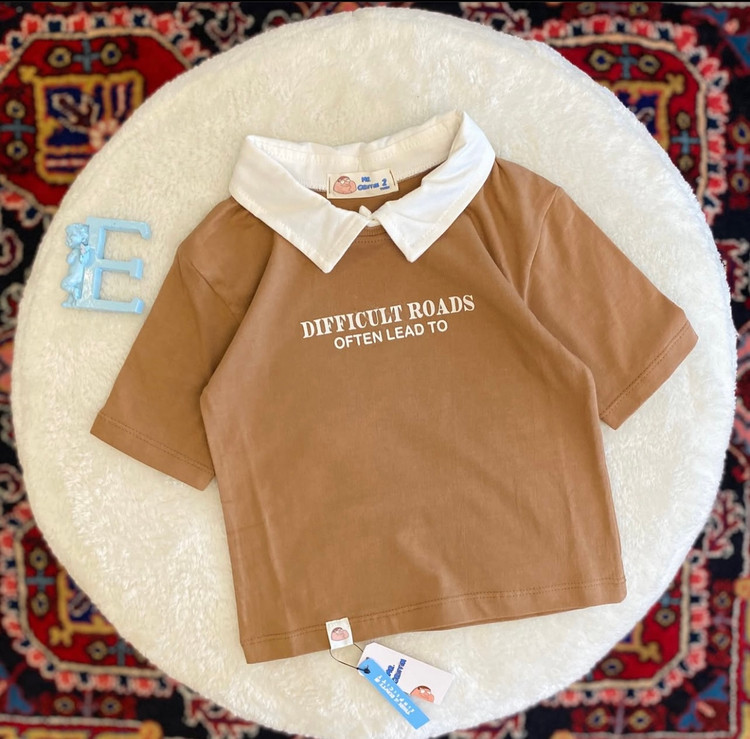 تیشرت اسپرت یقه بلایزر 2 الی 6 سال