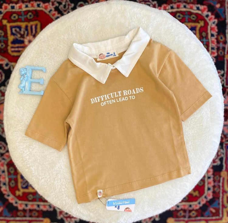 تیشرت اسپرت یقه بلایزر 2 الی 6 سال