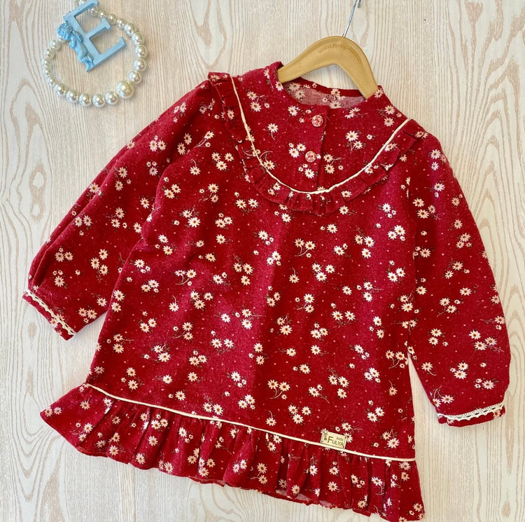 سارافون دخترانه بهاره 4 الی 9 سال