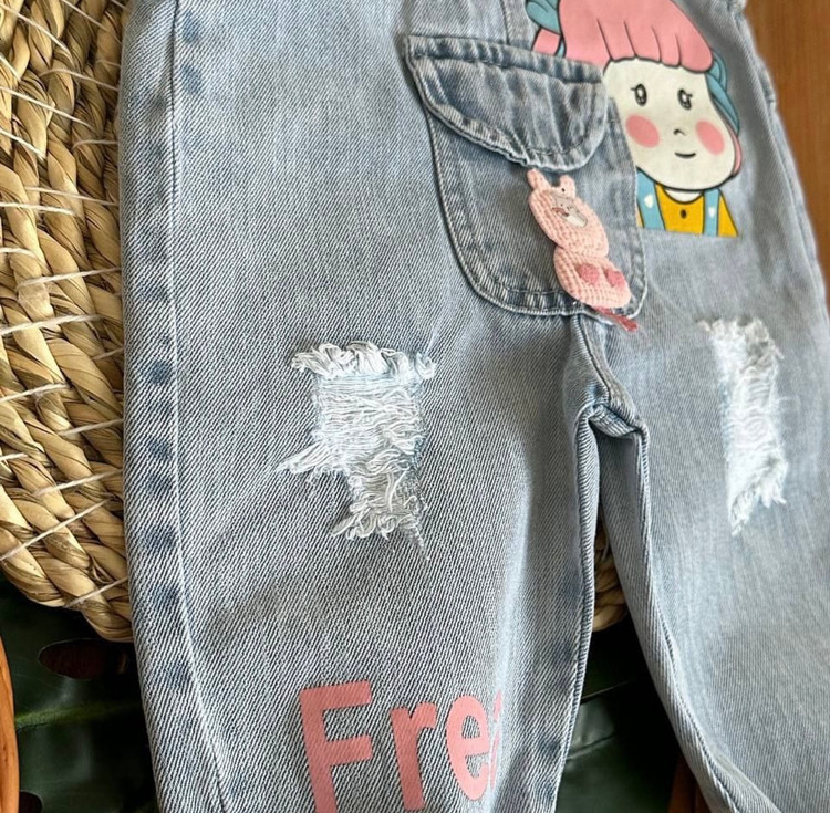 بیلر جین دخترانه 1 الی 5 سال