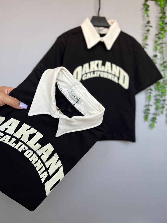 تیشرت یقه بلایز اوکلند 1 الی 10 سال