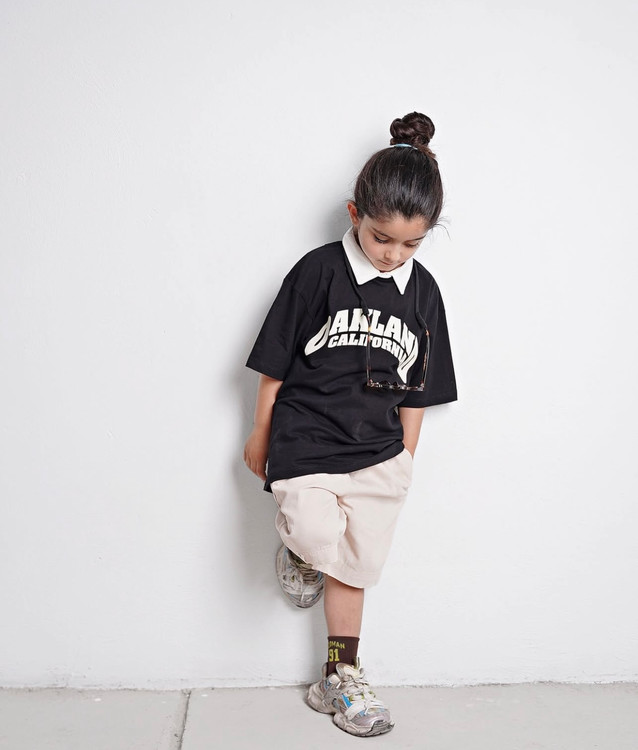 تیشرت یقه بلایز اوکلند 1 الی 10 سال