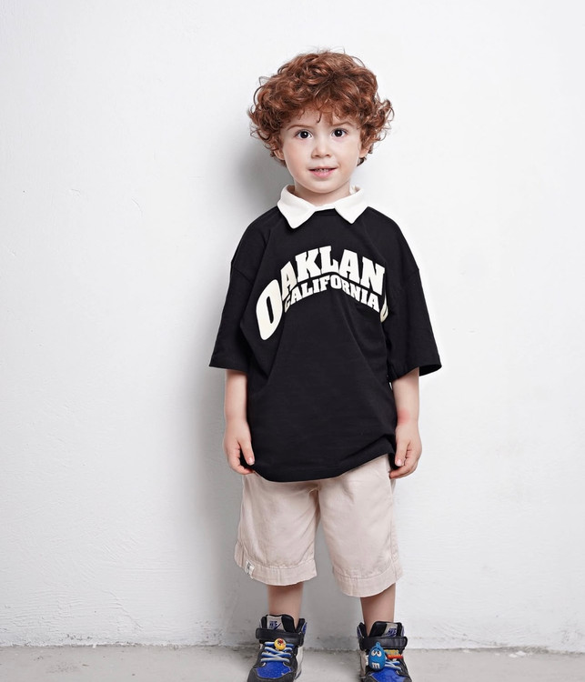 تیشرت یقه بلایز اوکلند 1 الی 10 سال