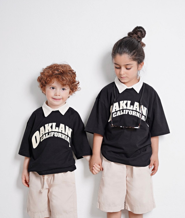 تیشرت یقه بلایز اوکلند 1 الی 10 سال