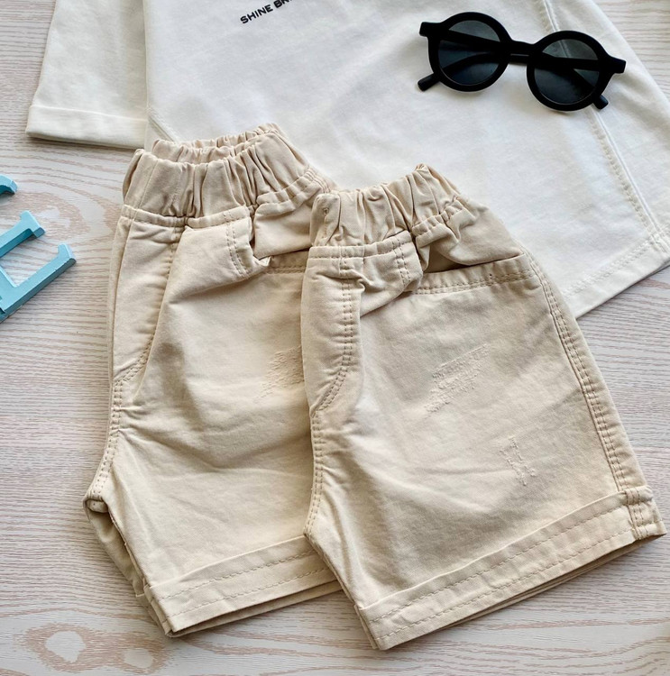 شورتک دخترانه کتان 1 الی 10 سال