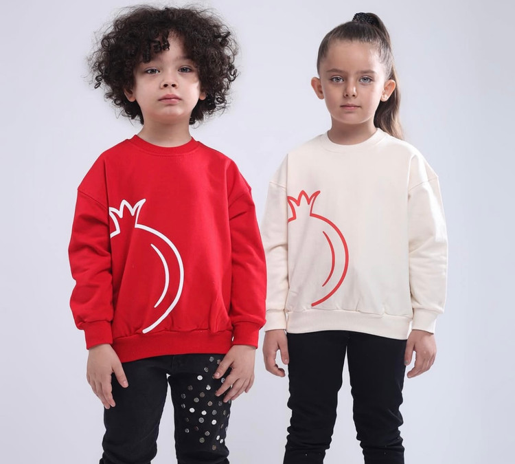 بلوز دورس بچگانه با طرح انار