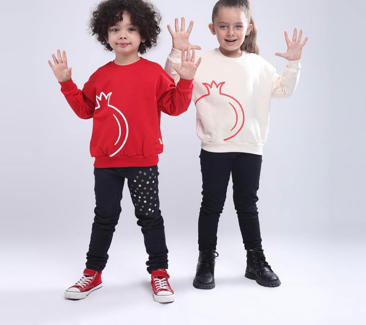 بلوز دورس بچگانه با طرح انار