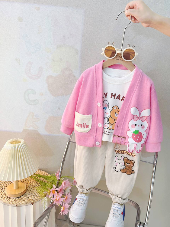 ست سه تیکه دخترانه وارداتی